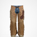Handmade Suede Leather Chaps – Custom Western Chaps for Rodeo & Riding