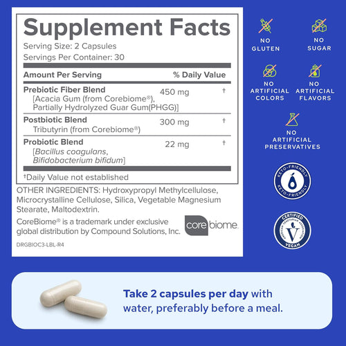 3-in-1 Probiotic Supplement – Gut Health, Digestion & Daily Wellness Support | 30 Day Supply