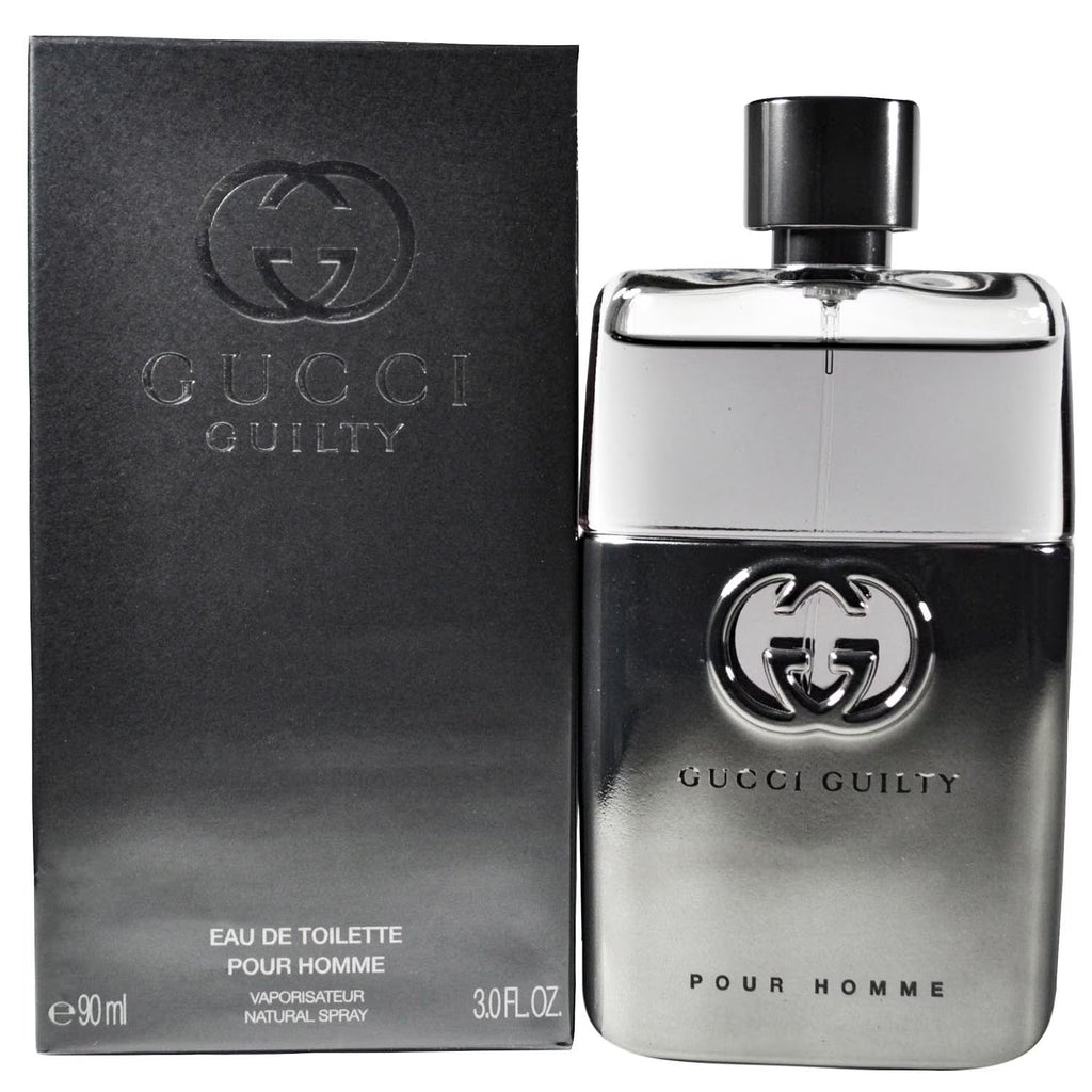 Gucci Guilty Pour Homme Eau de Toilette for Men – 3.0 fl oz (90ml) Luxury Fragrance