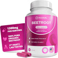 Rosabella Organic Beetroot 1300mg – Boosts Nitric Oxide & Heart Health – 60ct